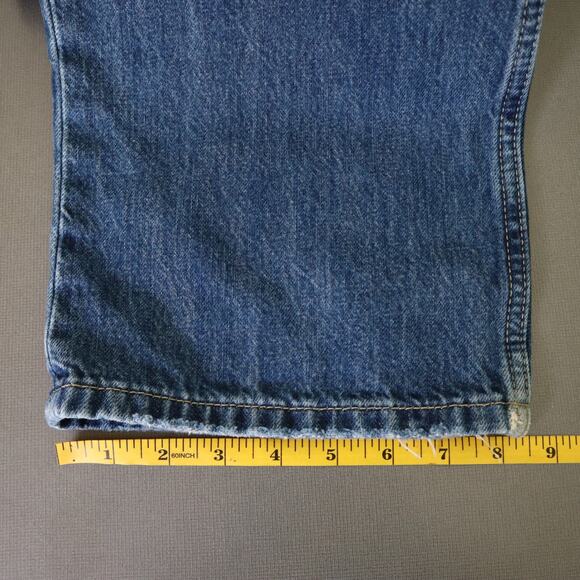 Levis Womens Low Pro Straight Jeans Size 31 Breathe Out Medium Wash Blue Denim - Picture 12 of 12